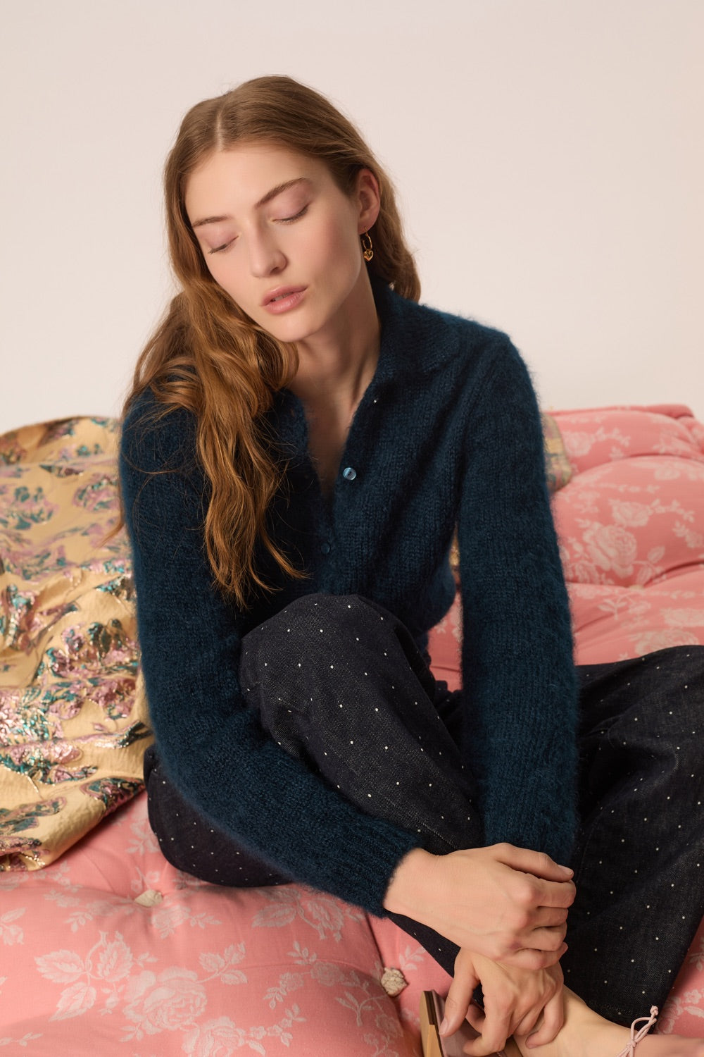 Gilet Chloe Paon