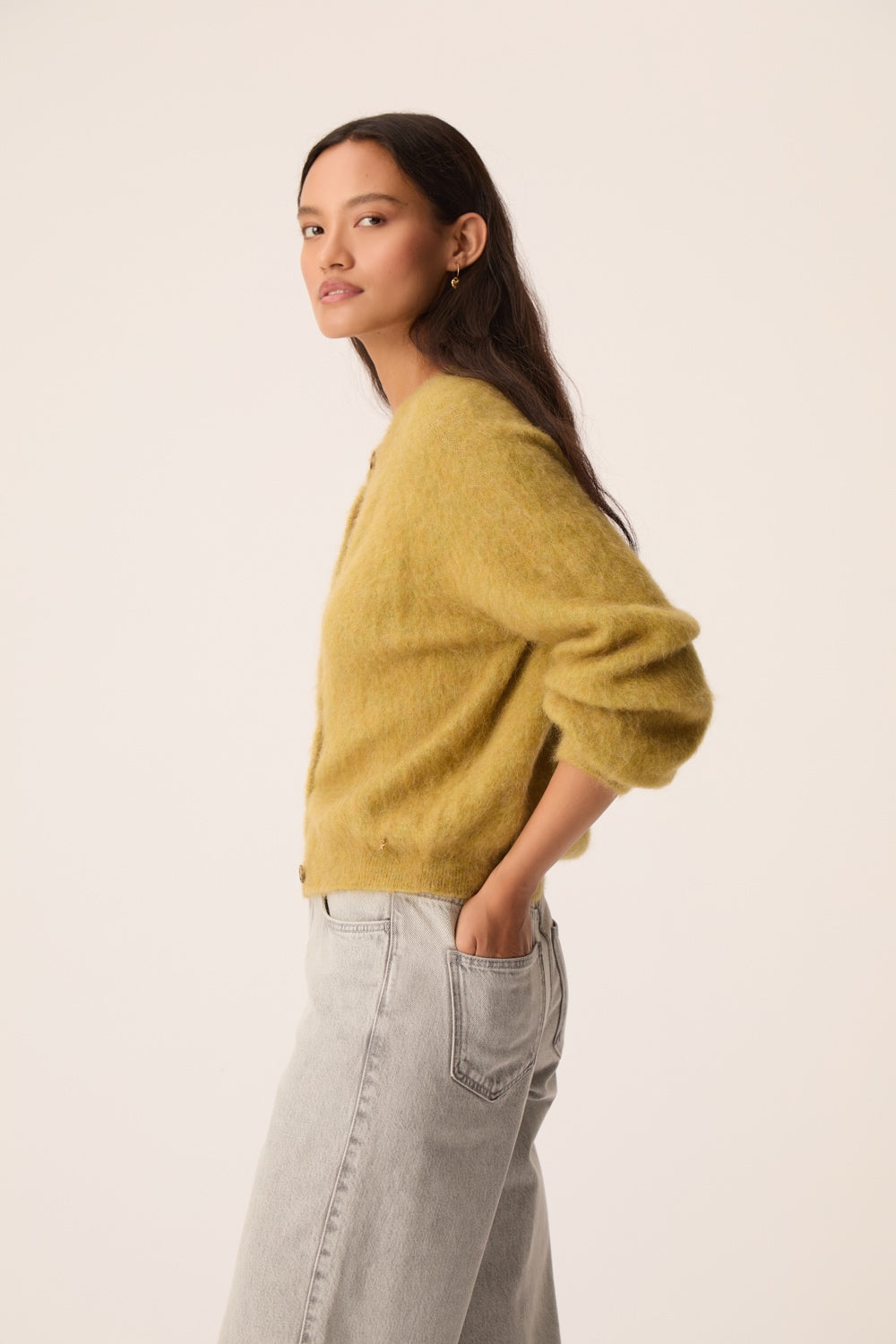 Cardigan Colombine Tilleul