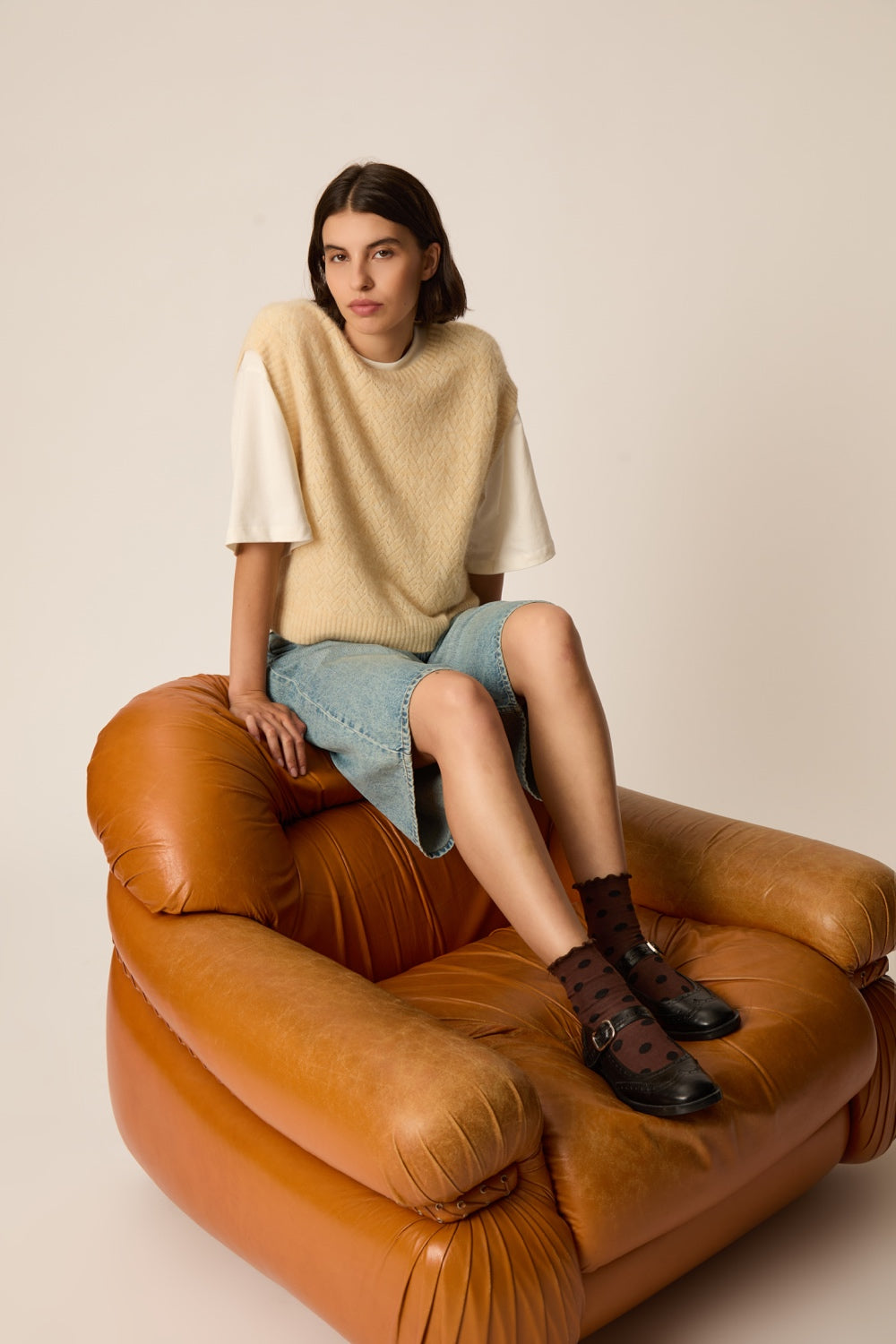 Pull Bertille Vanille