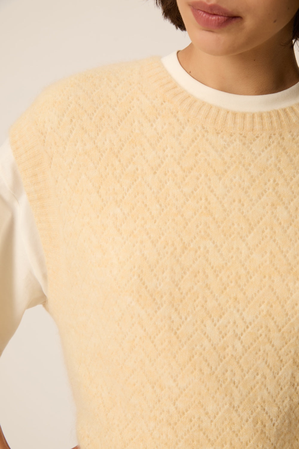 Pull Bertille Vanille