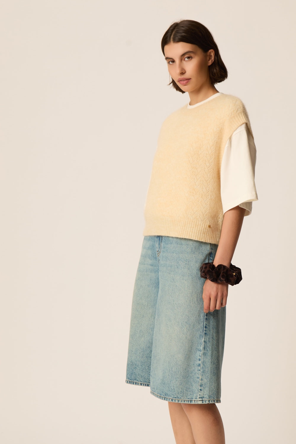 Pull Bertille Vanille