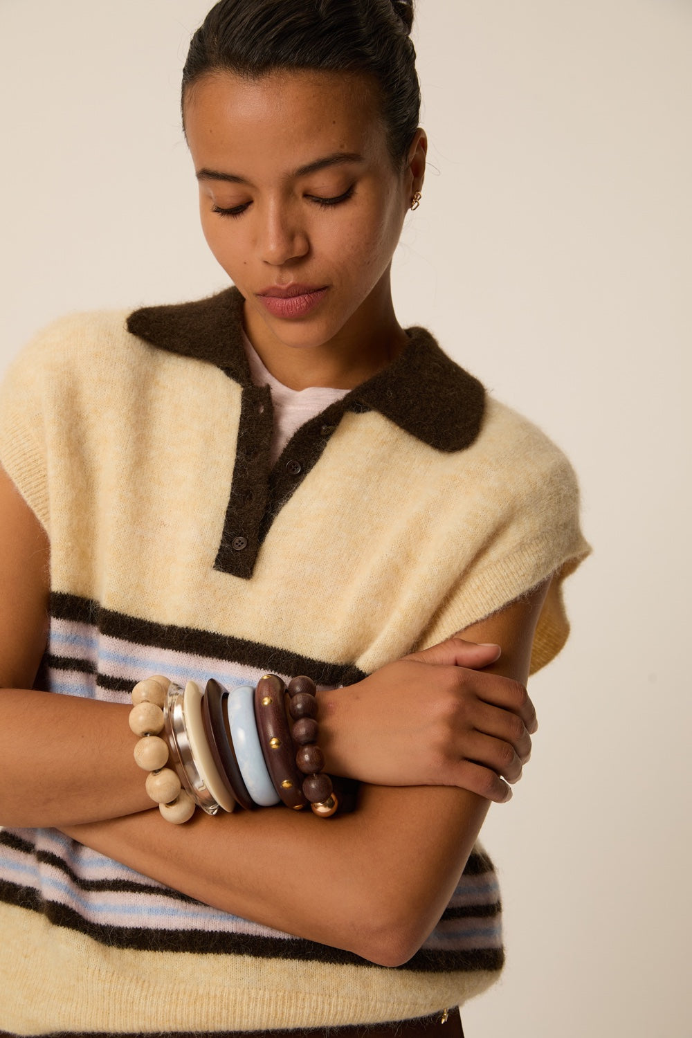 Pull Berni Vanille / Ourson