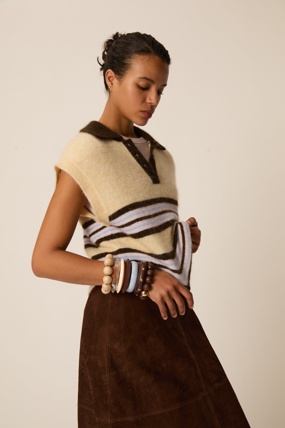 Pull Berni Vanille / Ourson
