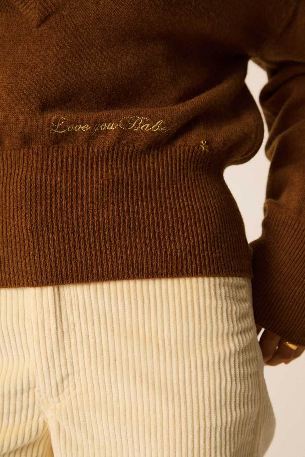 Pull Armelle Chamois