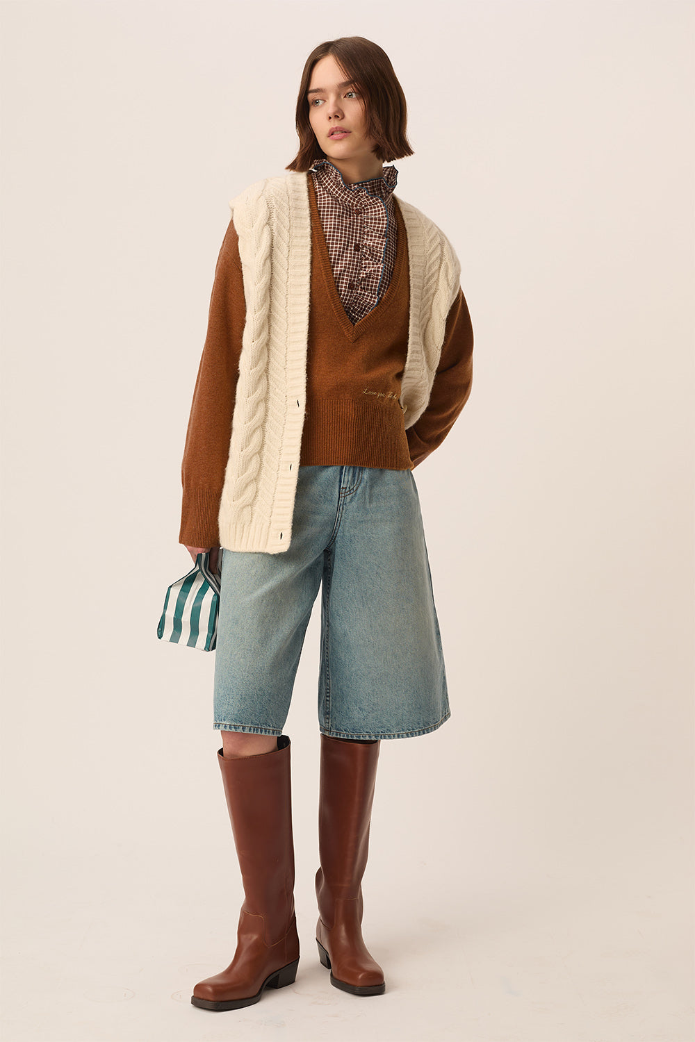 Pull Armelle Chamois