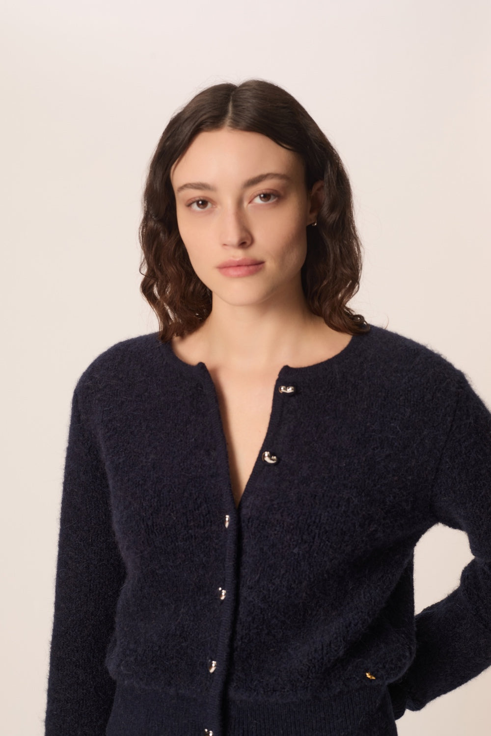 Cardigan Cumin Marine