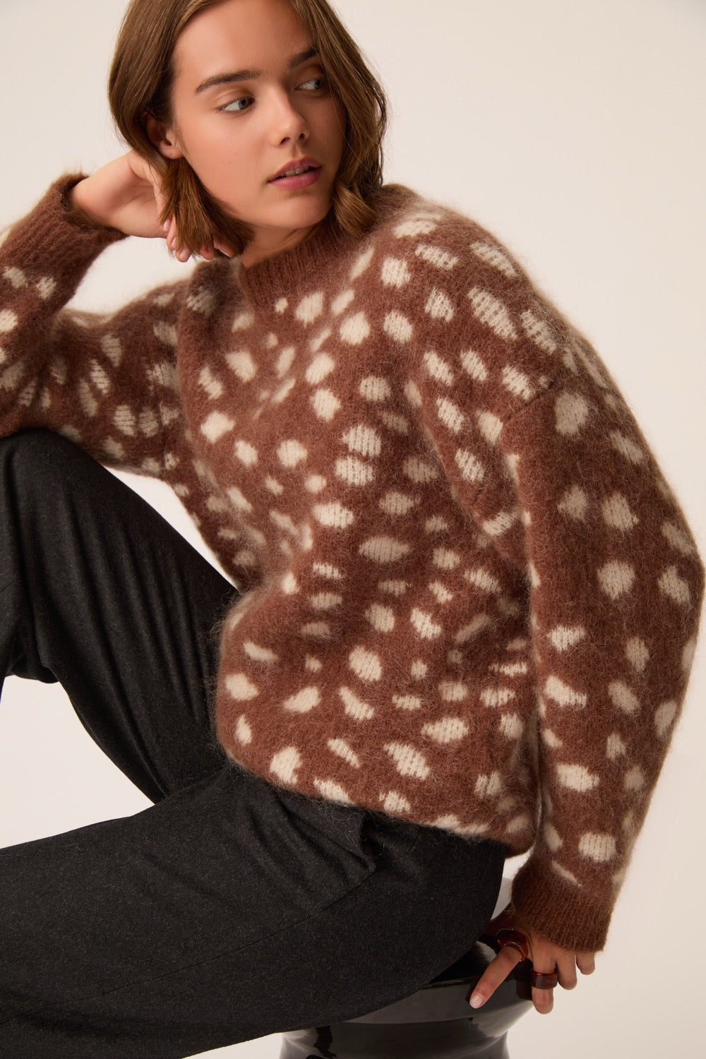 Jumper Adele Jacquard Faon