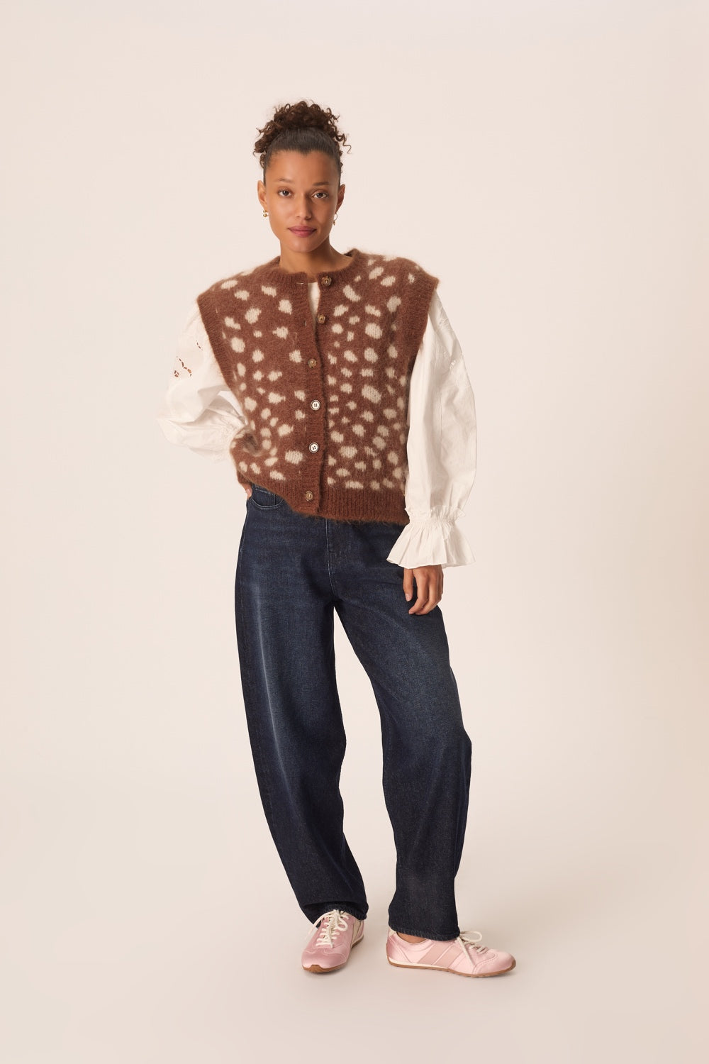 Cardigan Adola Jacquard Faon