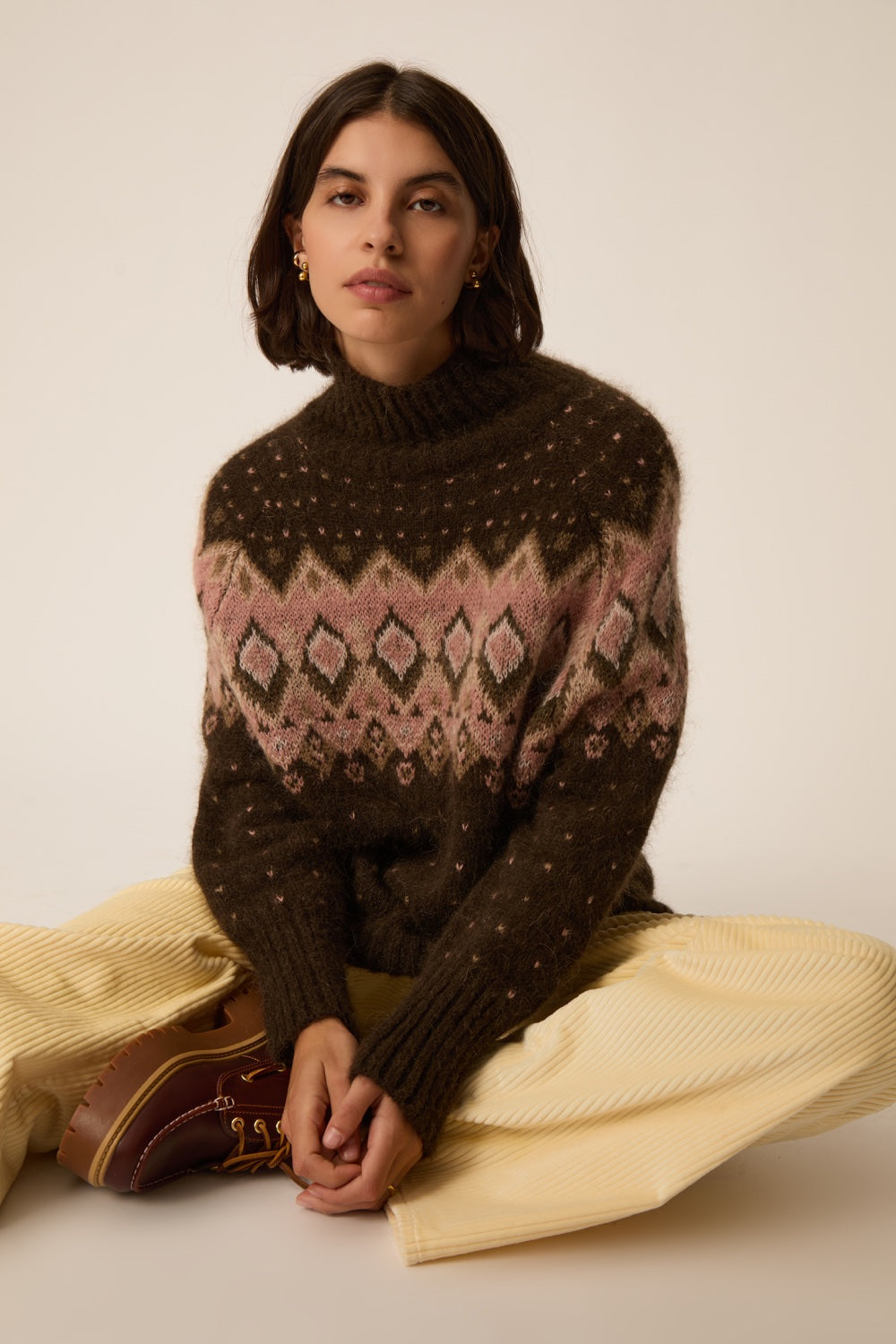 Pull Dan Jacquard Ourson