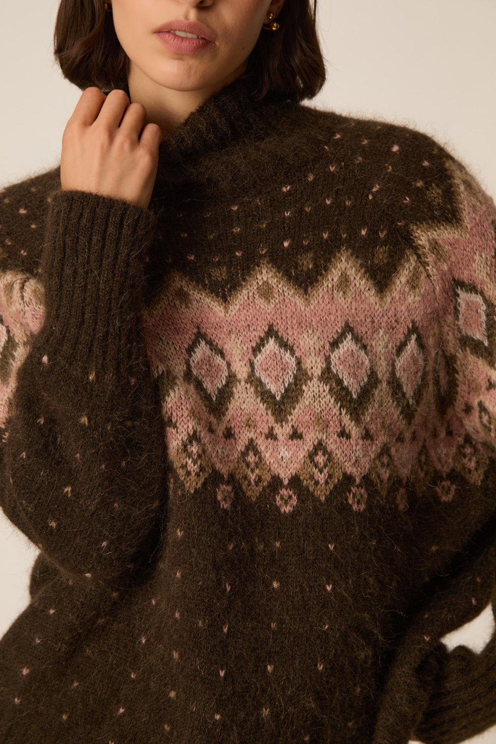 Pull Dan Jacquard Ourson