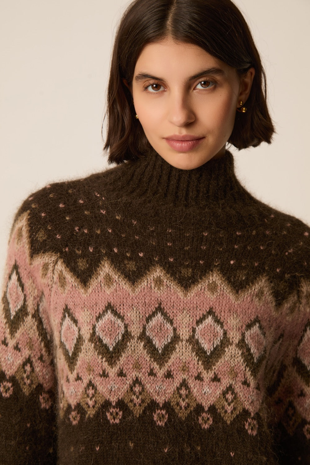 Pull Dan Jacquard Ourson