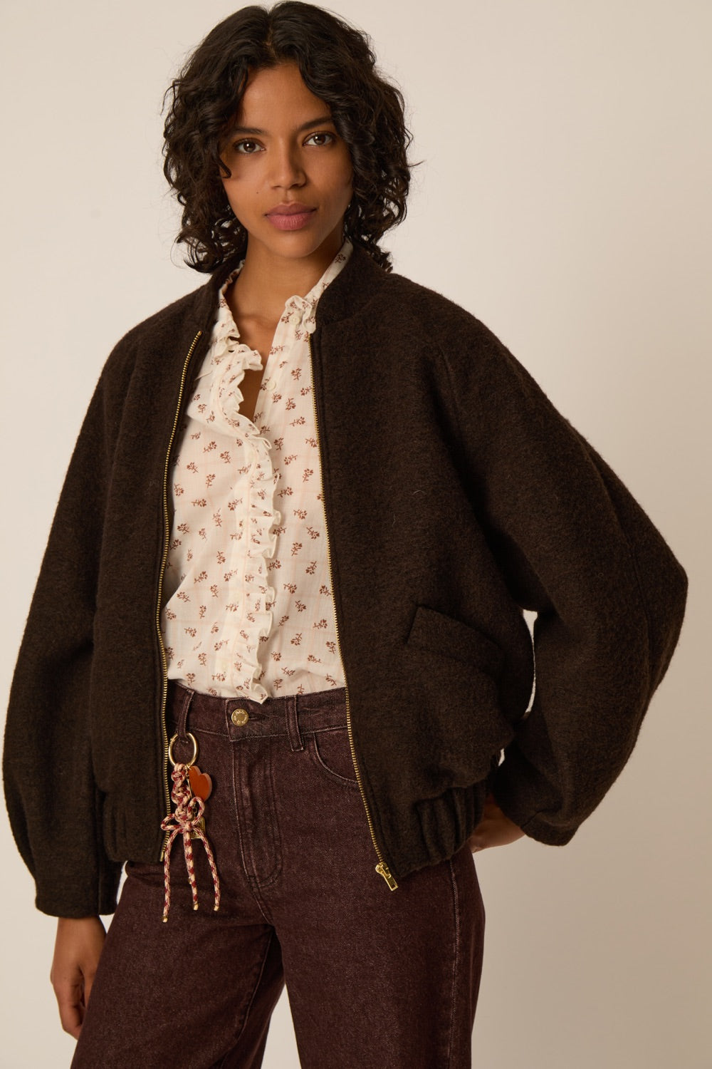 Veste maille Hildilia Ourson
