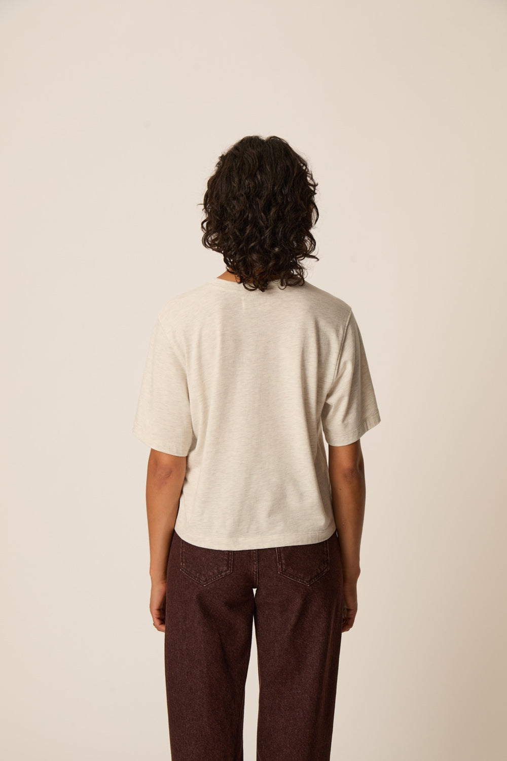 T-shirt Jerry B Gris Chine