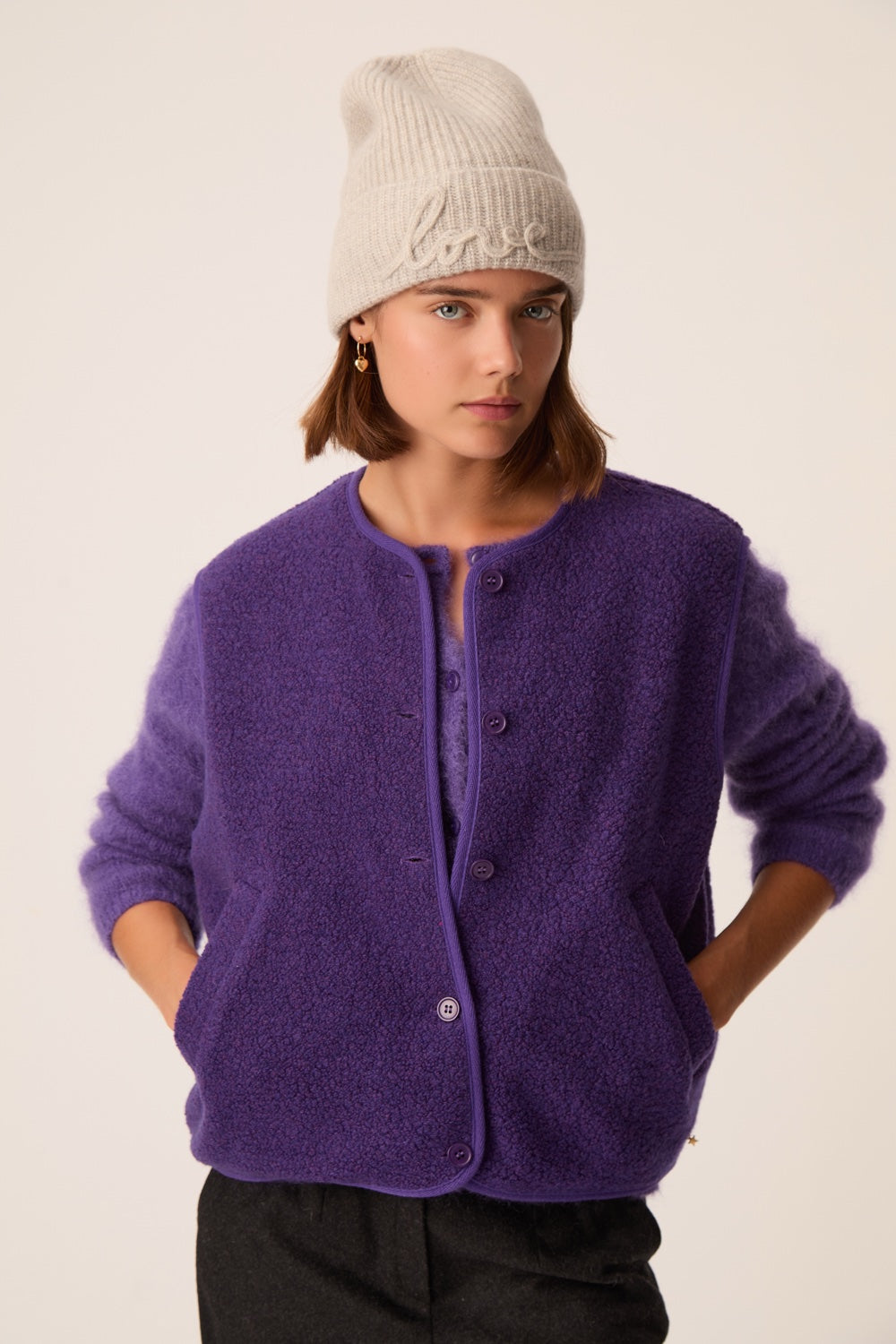 Knit Jacket Zlata Iris