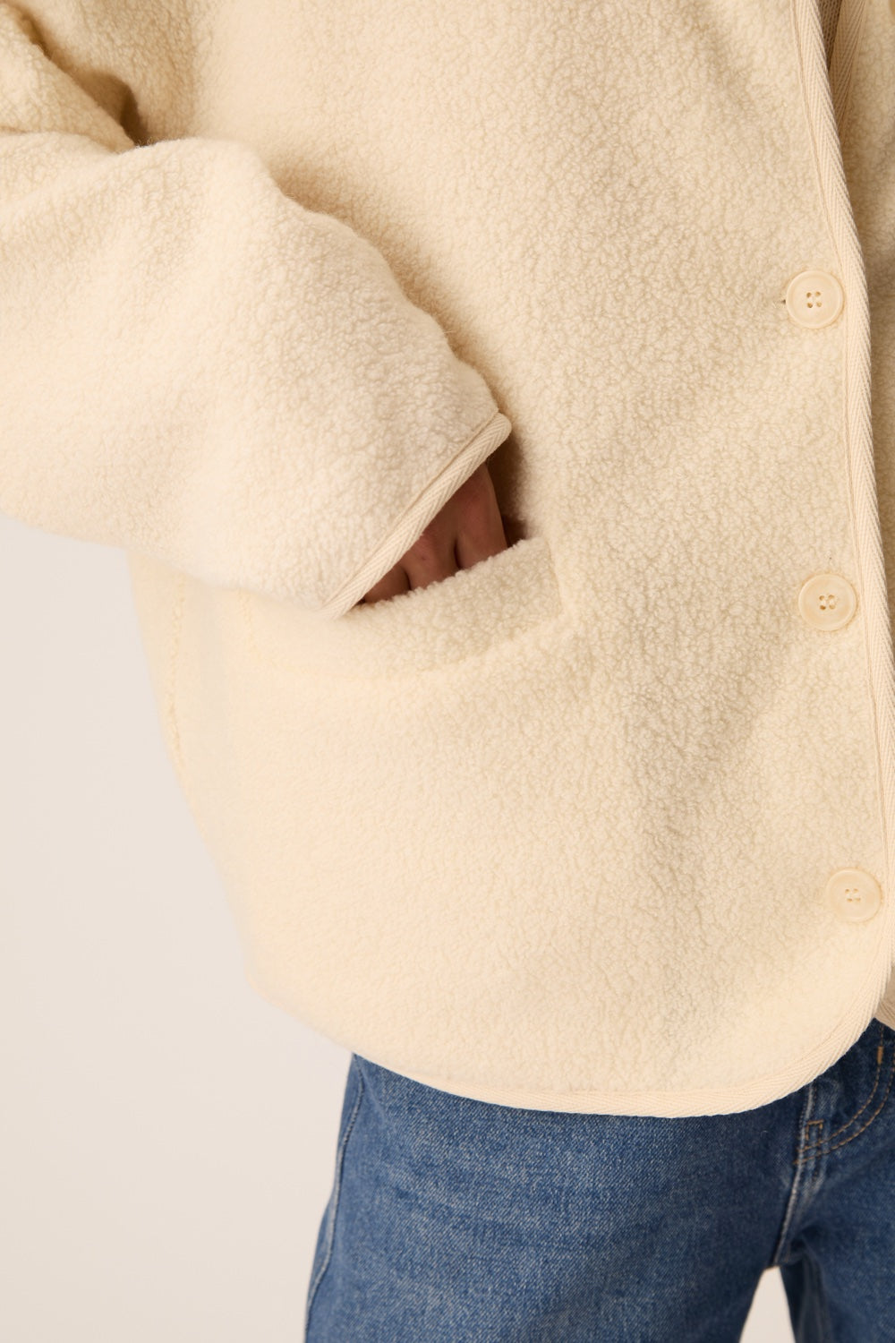 Knit Jacket Zlavina Creme