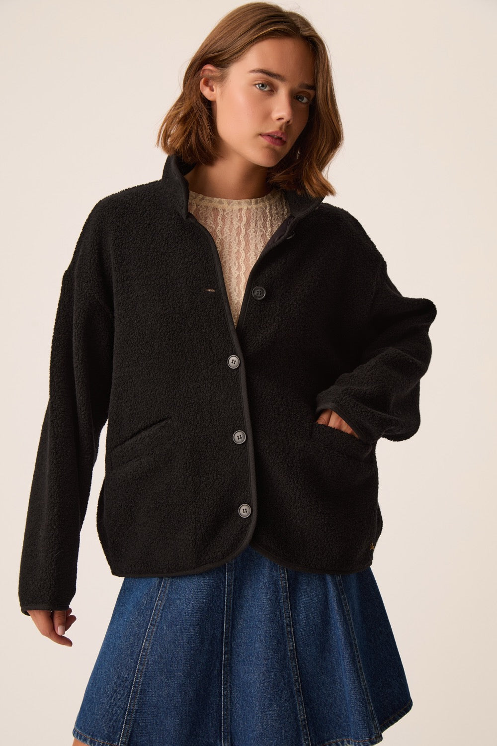 Knit Jacket Zlavina Noir
