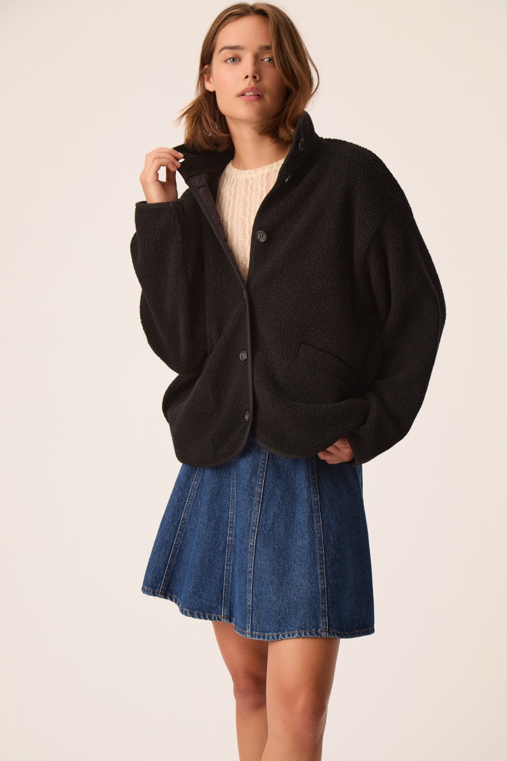 Knit Jacket Zlavina Noir