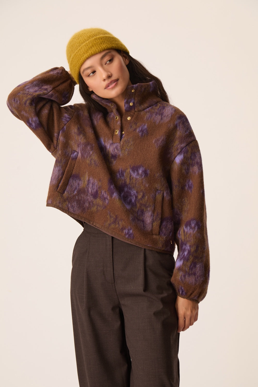 Knit Jacket Isidore Violet Garden