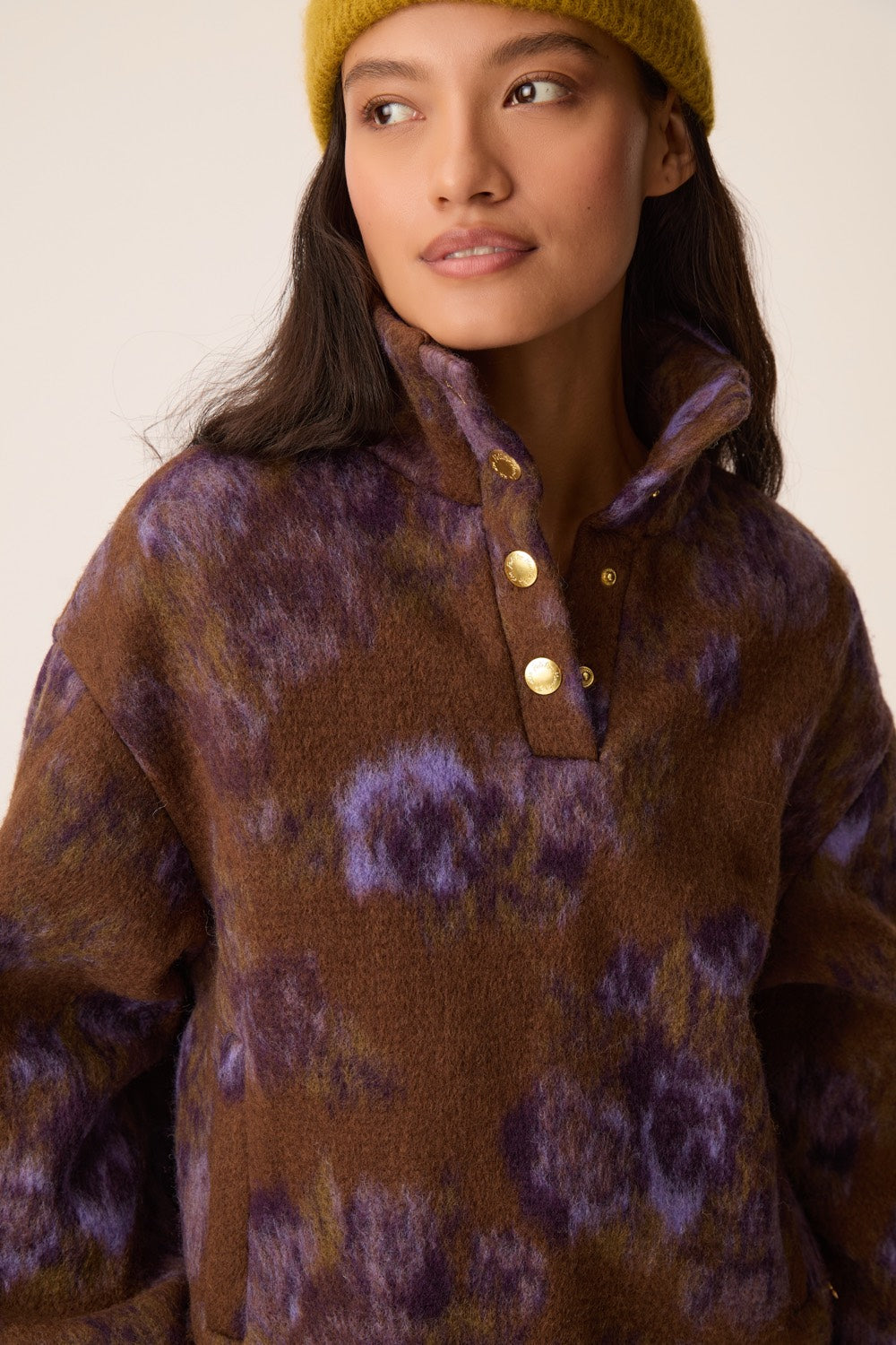 Knit Jacket Isidore Violet Garden