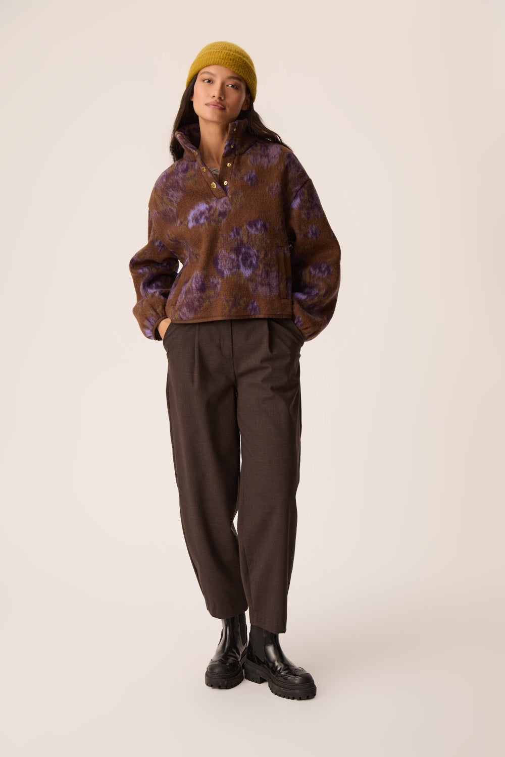 Knit Jacket Isidore Violet Garden