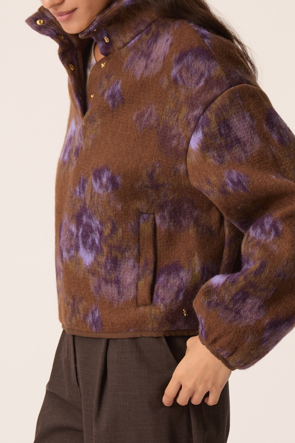 Knit Jacket Isidore Violet Garden