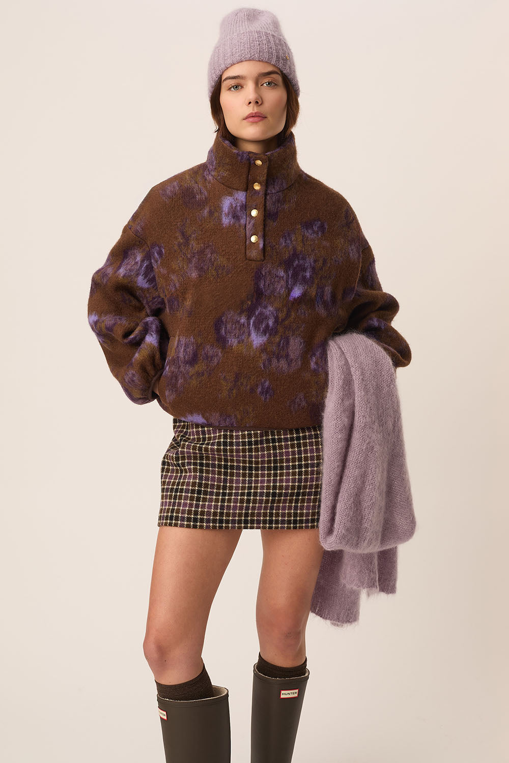 Knit Jacket Isidore Violet Garden