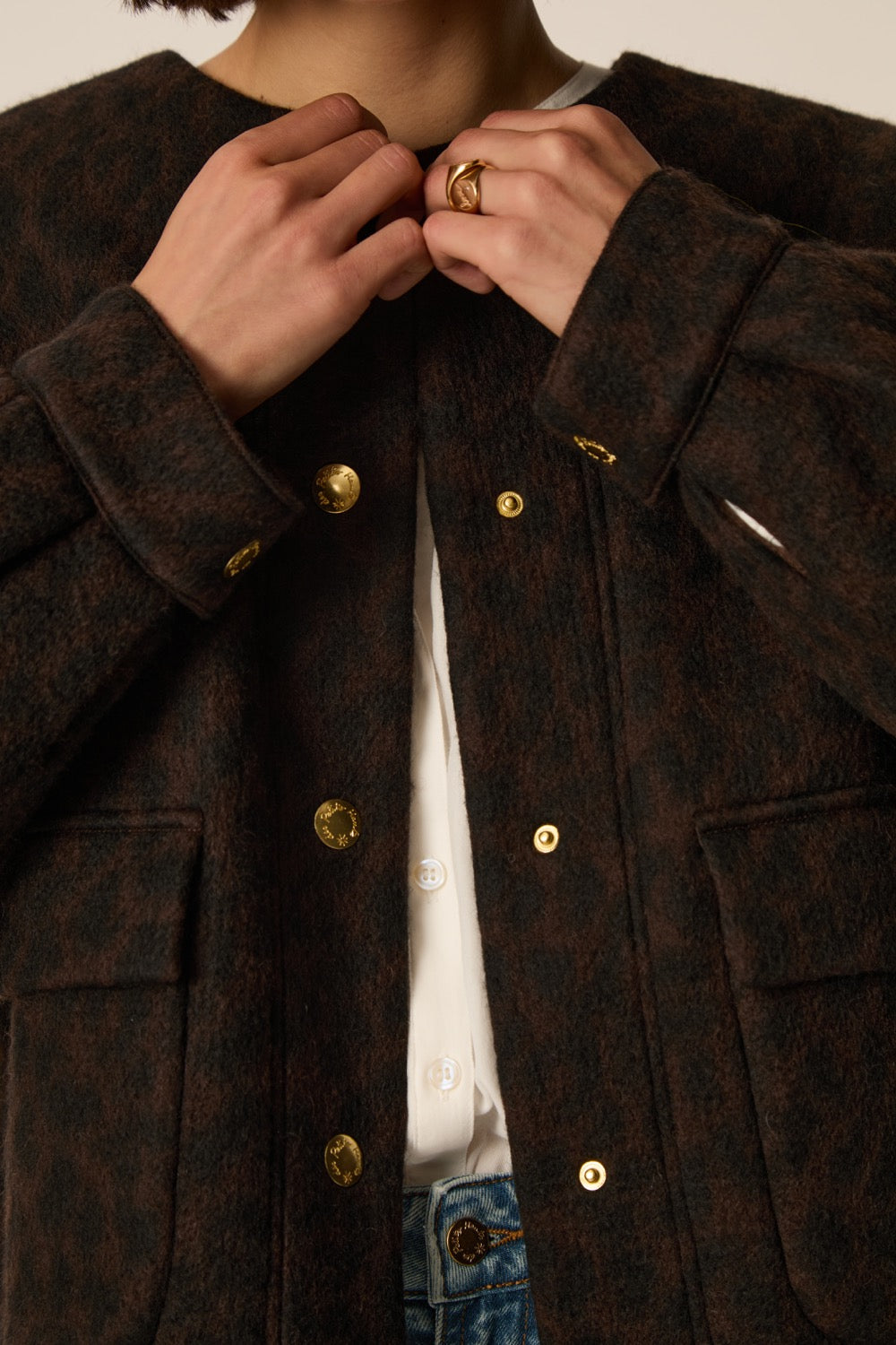 Veste Maille Isadora Leopard