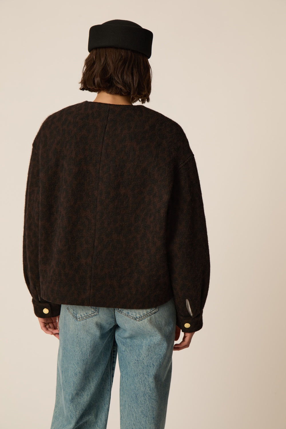 Veste Maille Isadora Leopard