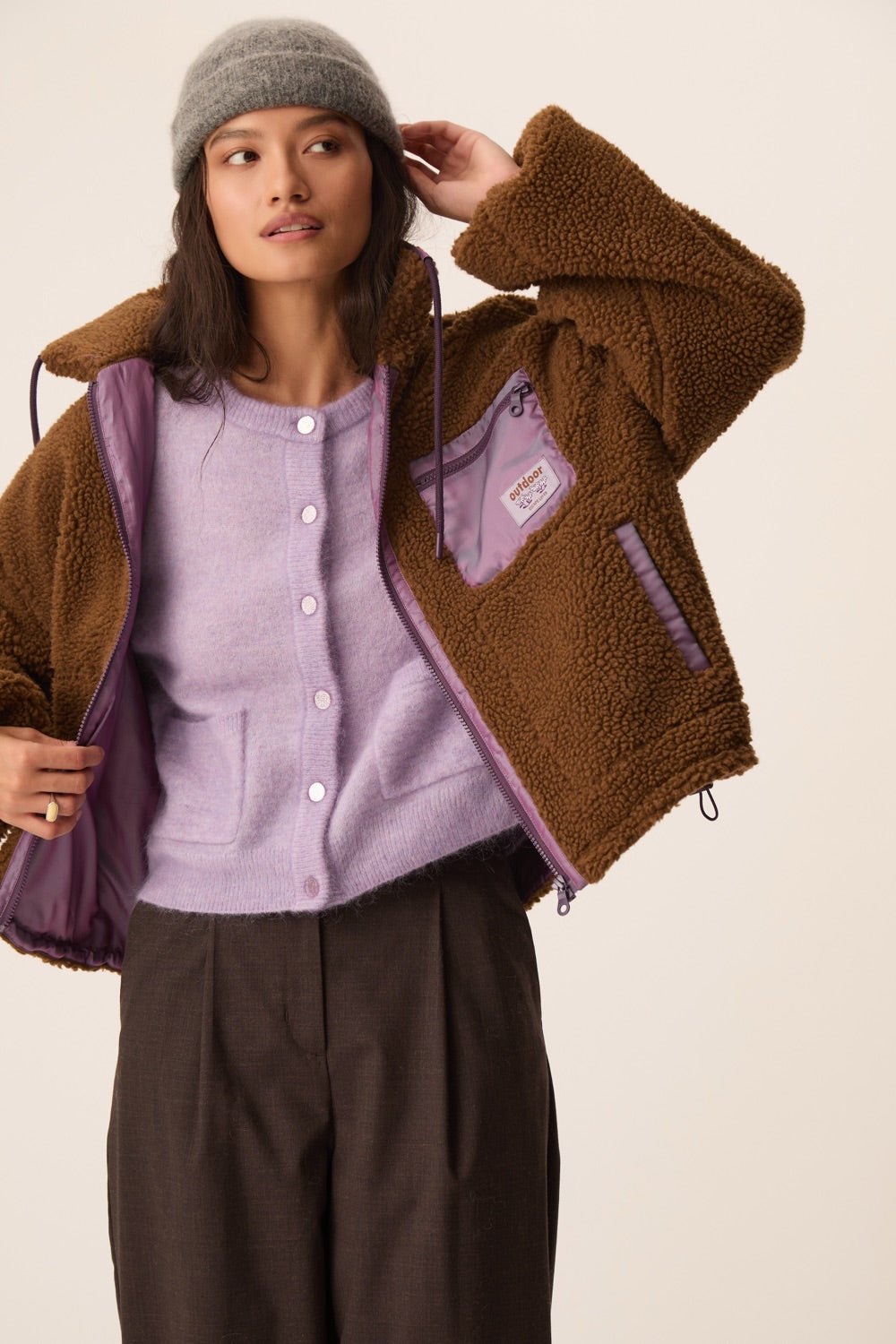 Knit Jacket Izandro Bois