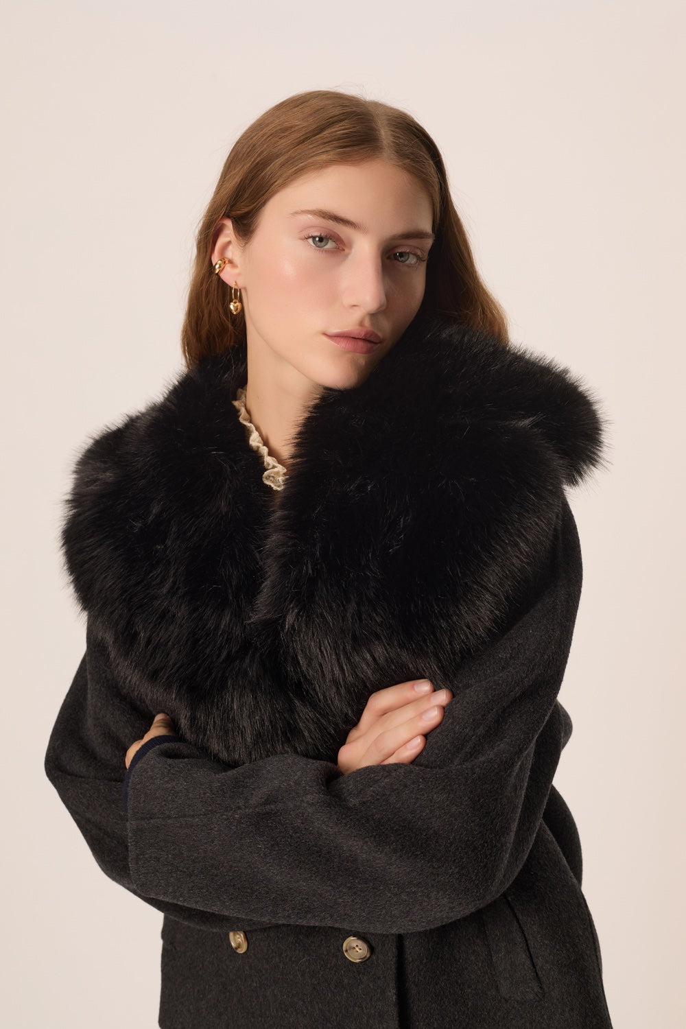 Coat Yva Anthracite