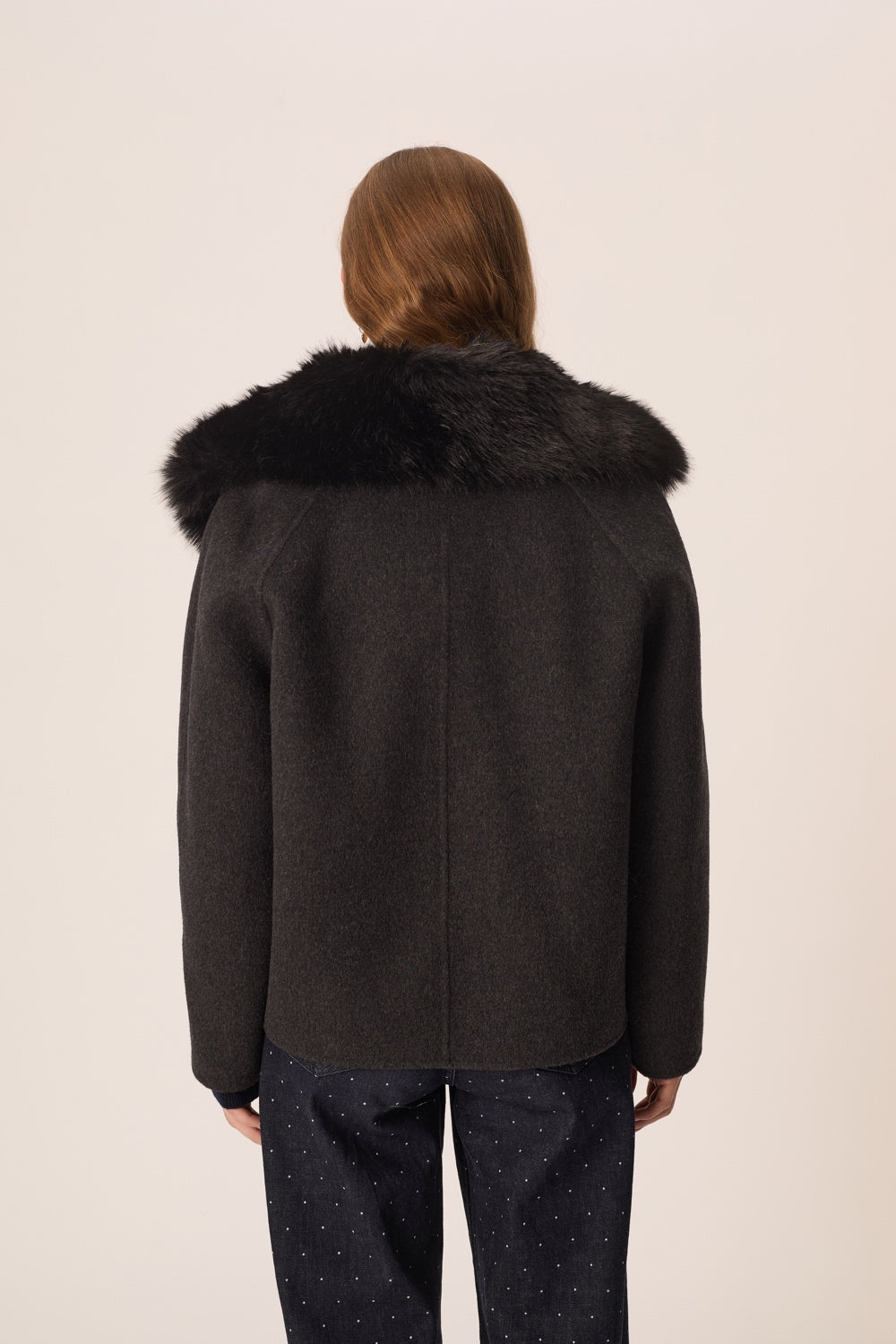 Coat Yva Anthracite