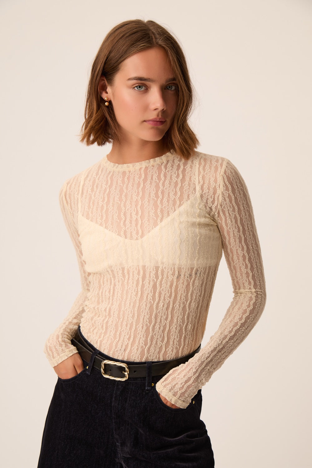 Tee Shirt Yunaelle Creme