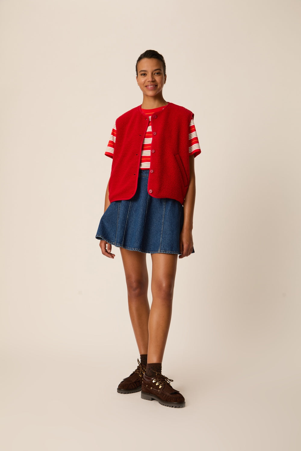 T-shirt Gaia Rouge/Juice