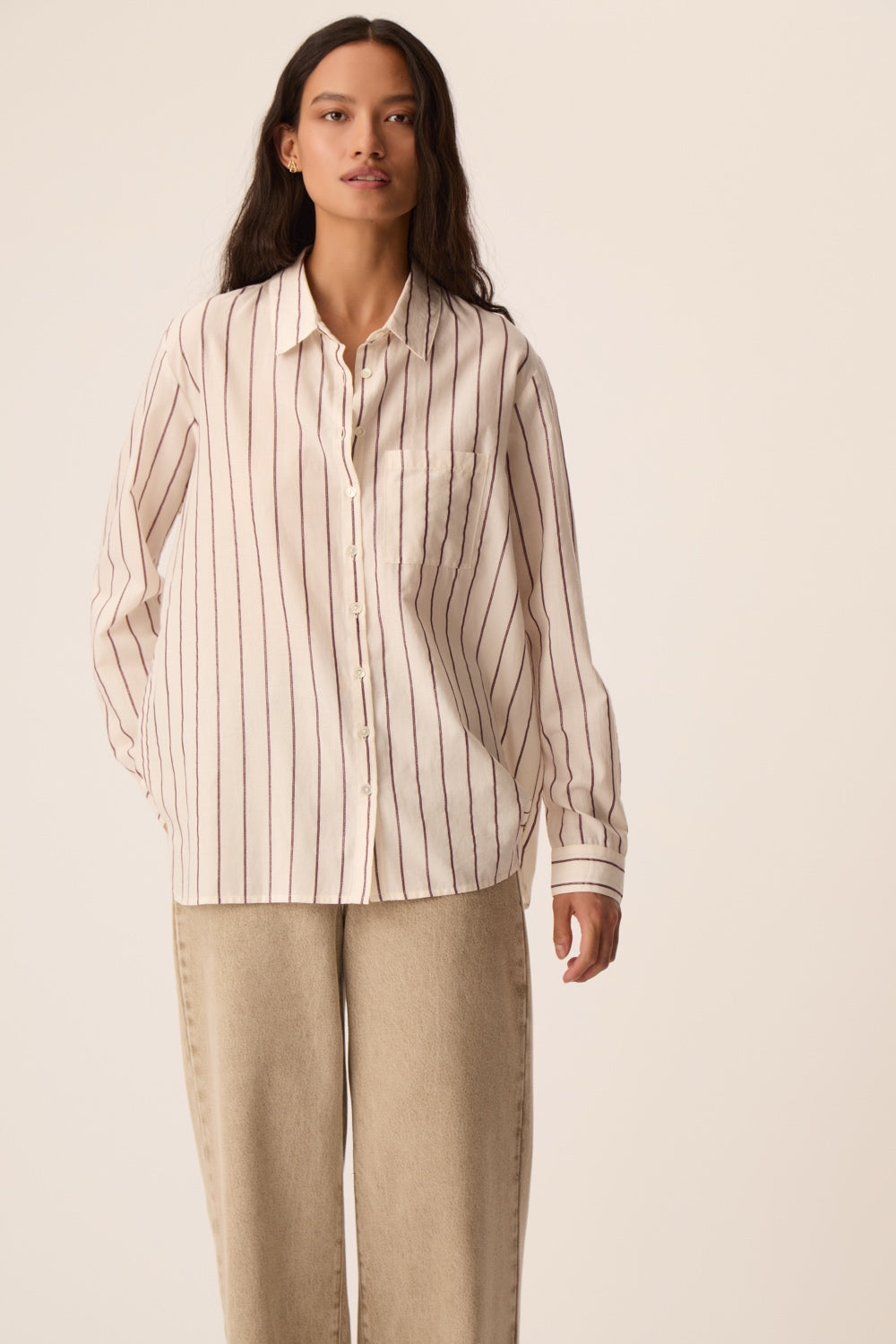 Shirt Tinette Louisiana Prune