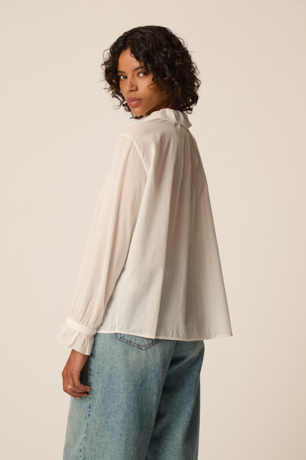 Blouse Tanou Ecru