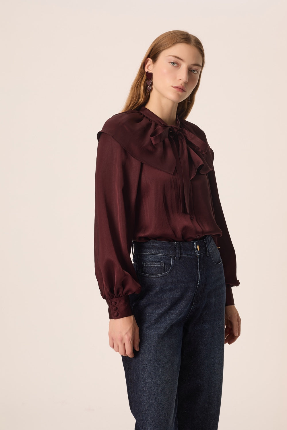 Blouse Satia Prune