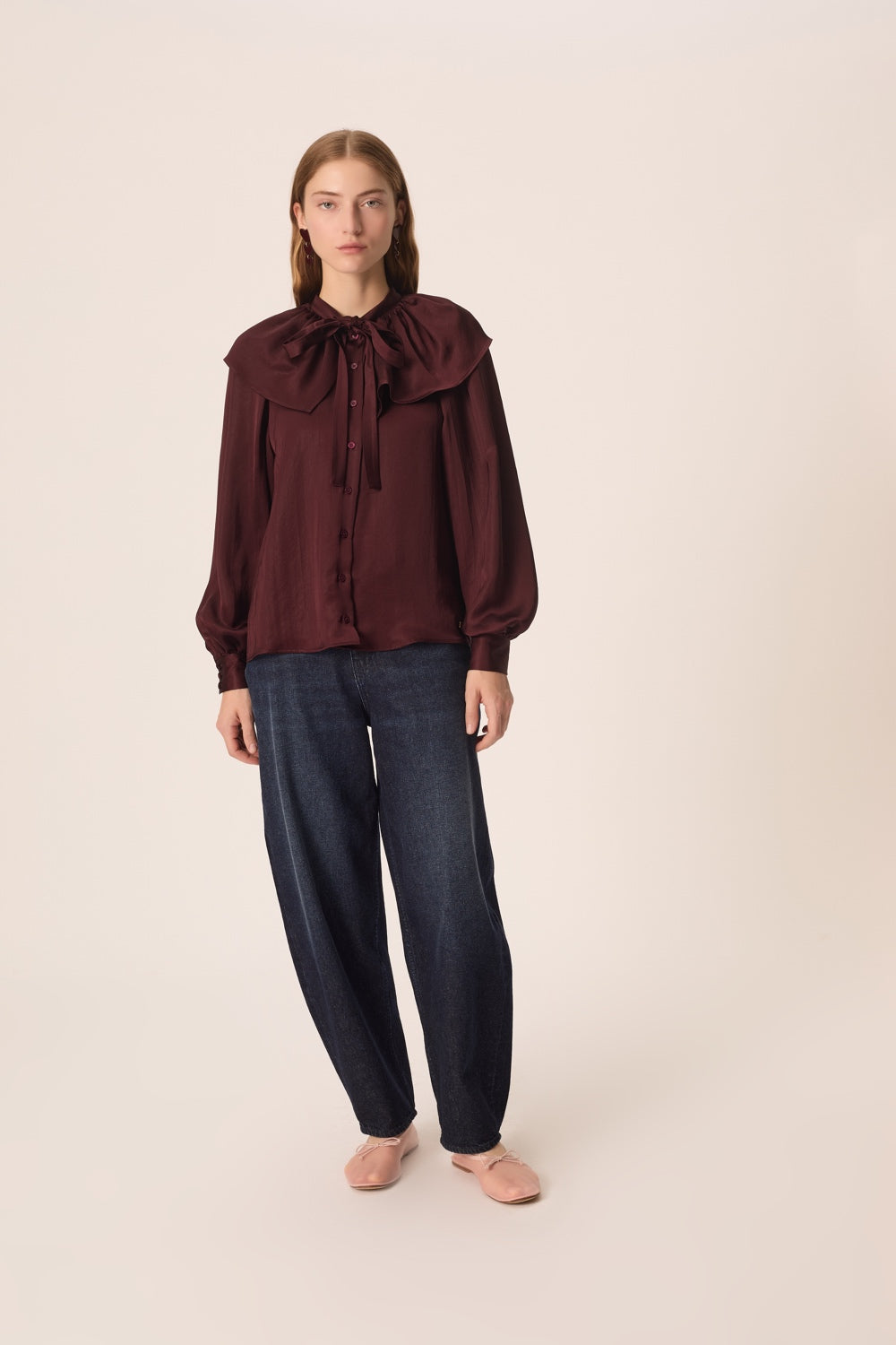 Blouse Satia Prune