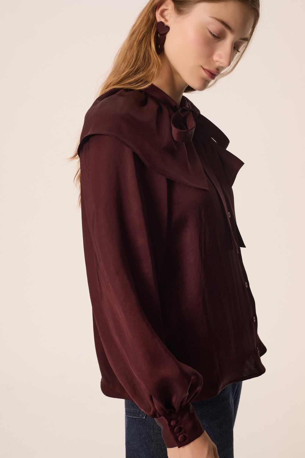 Blouse Satia Prune