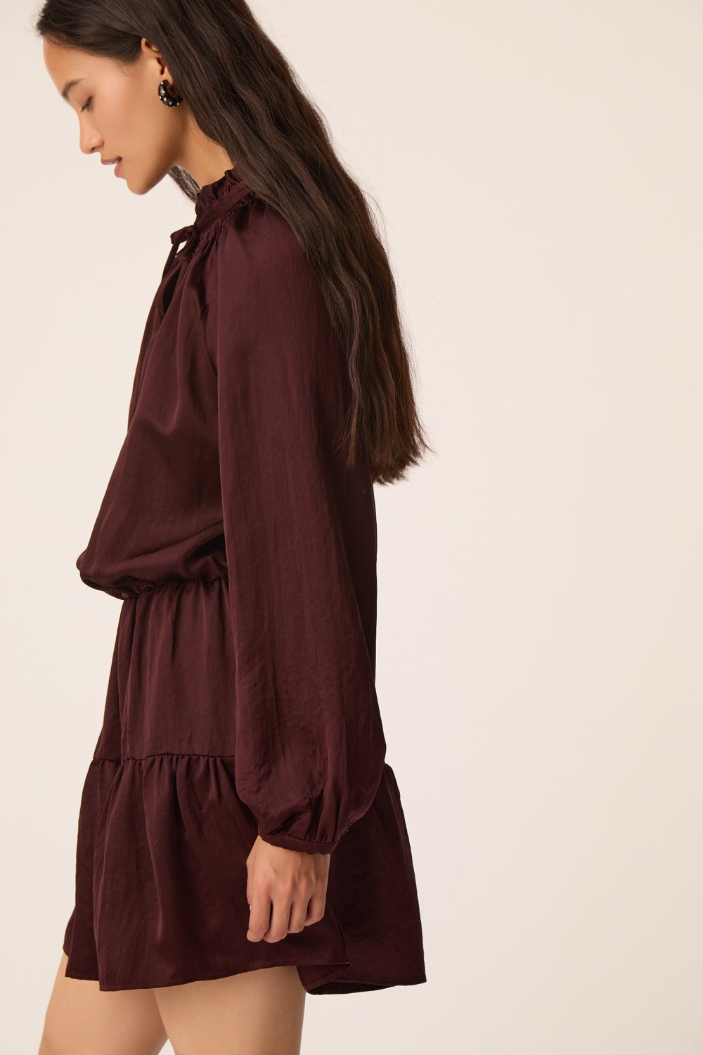 Robe Satine Prune