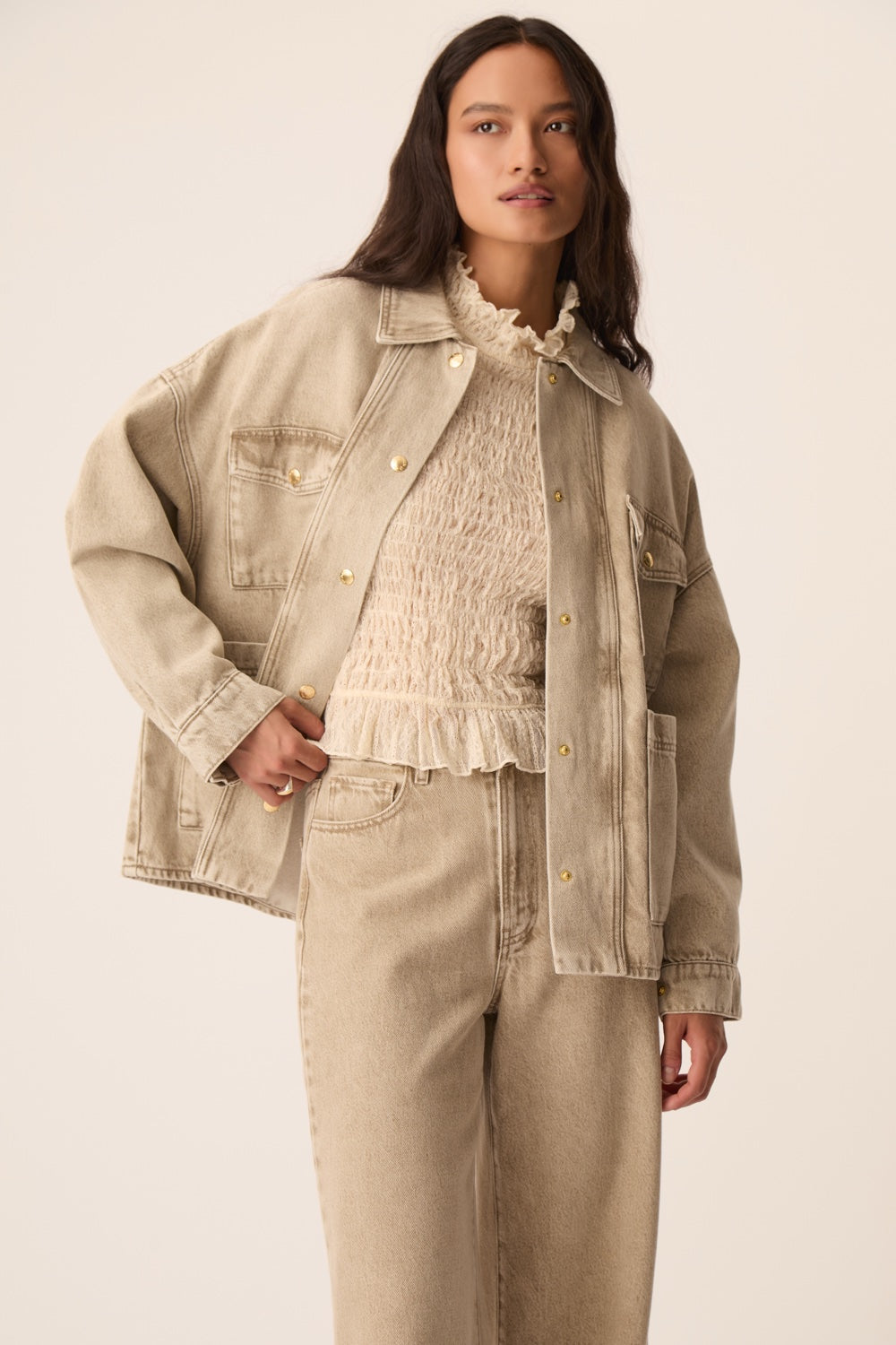 Veste Laina Argile