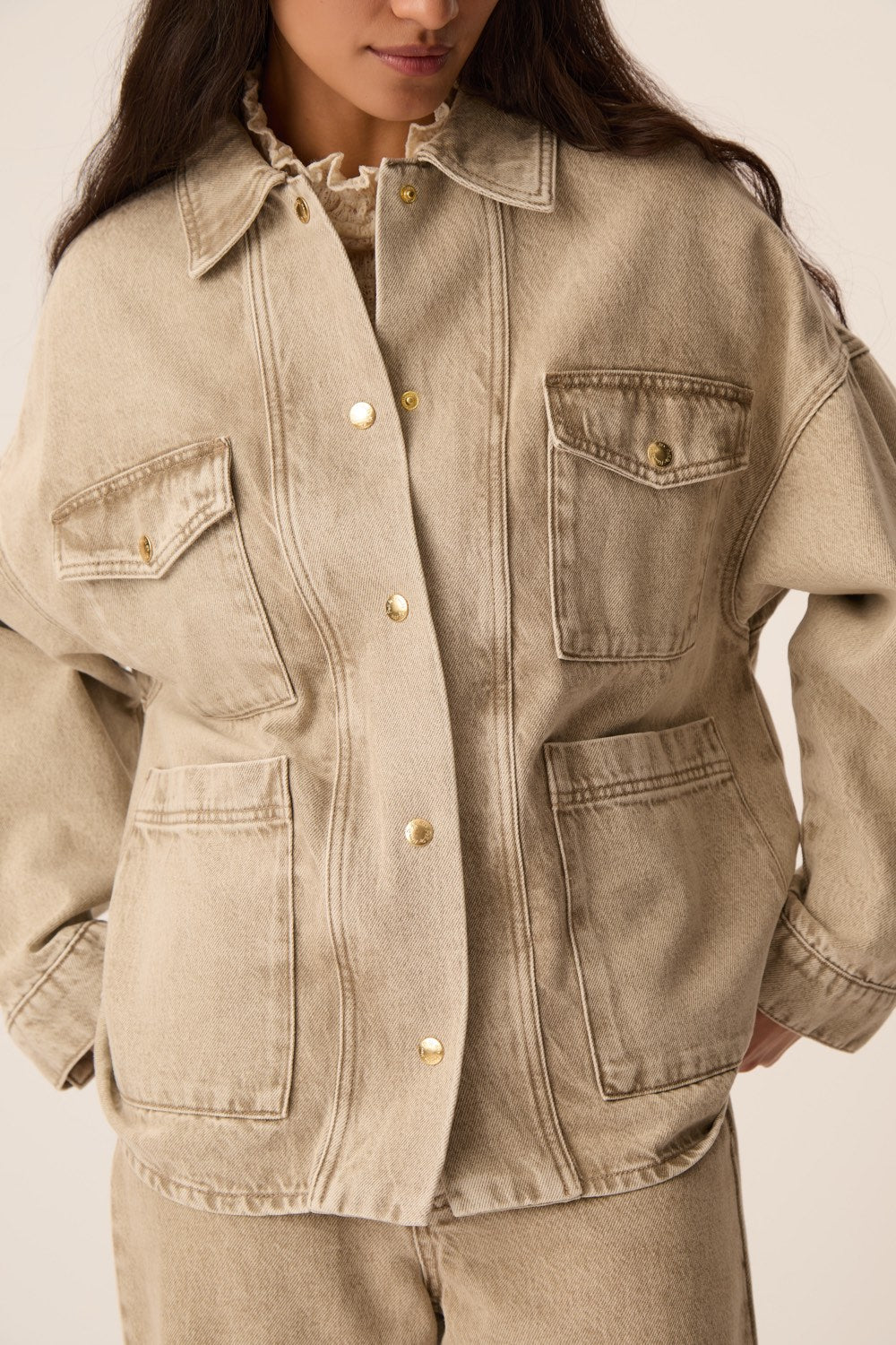 Veste Laina Argile
