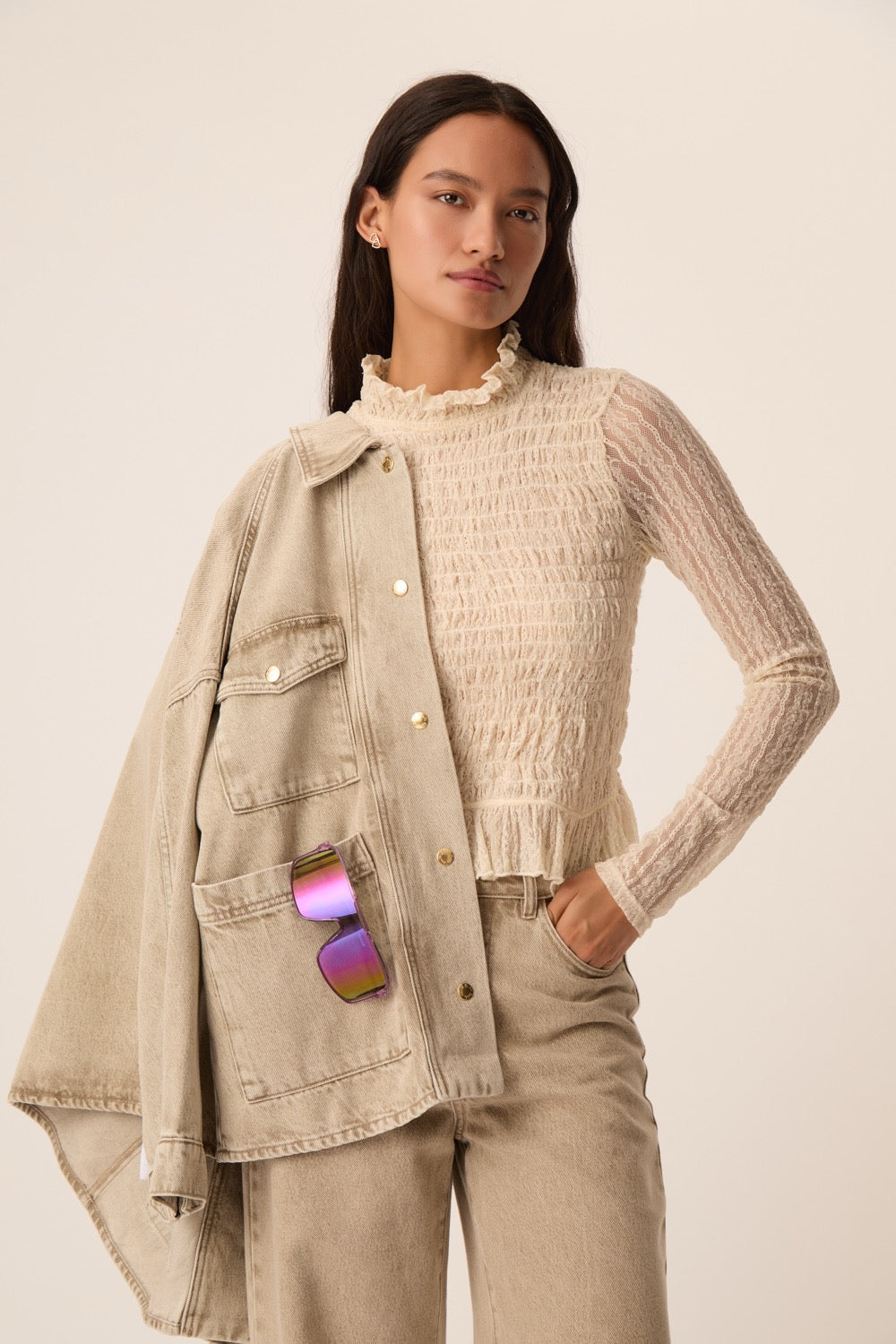 Veste Laina Argile
