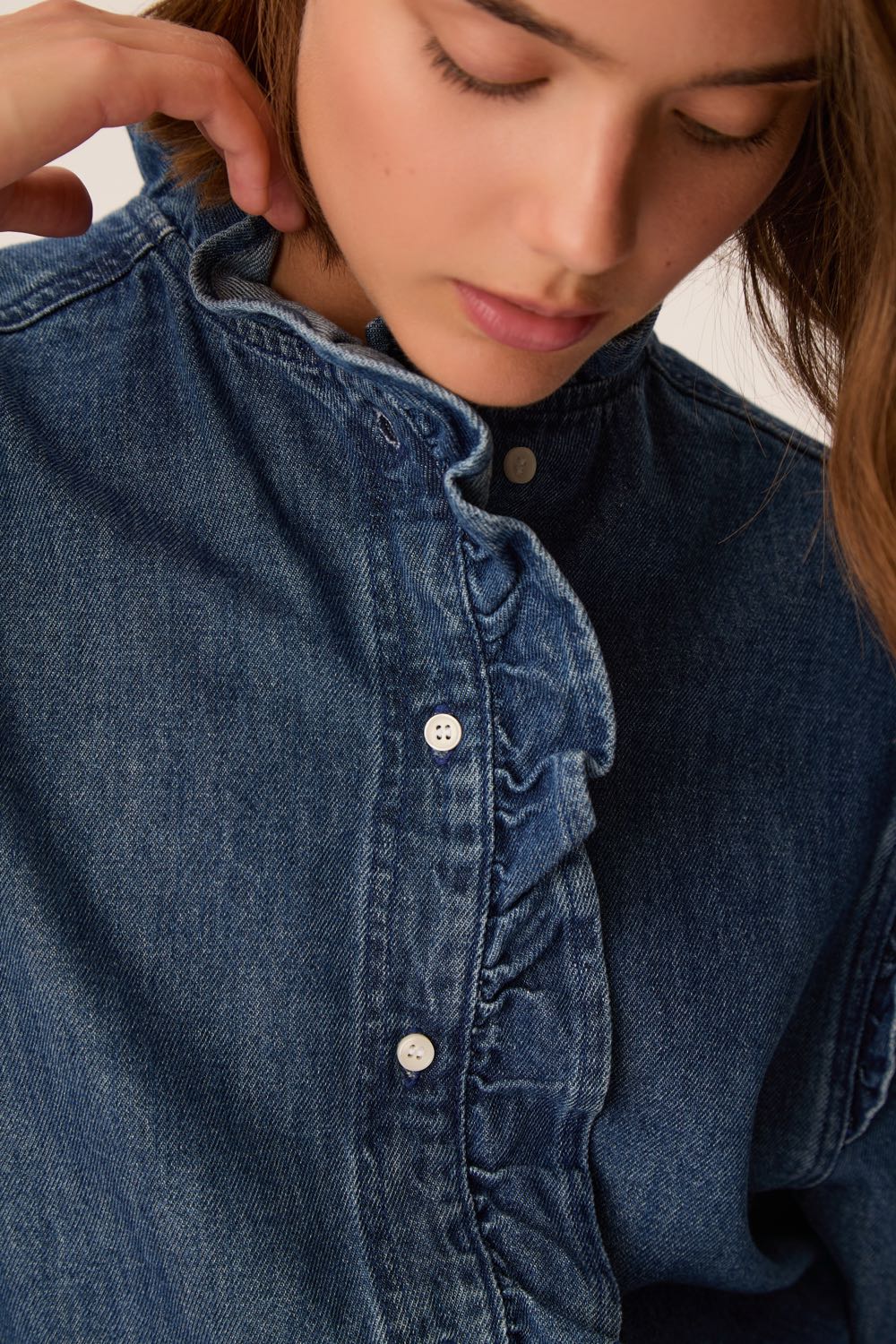 Chemise Lazou Middle Blue