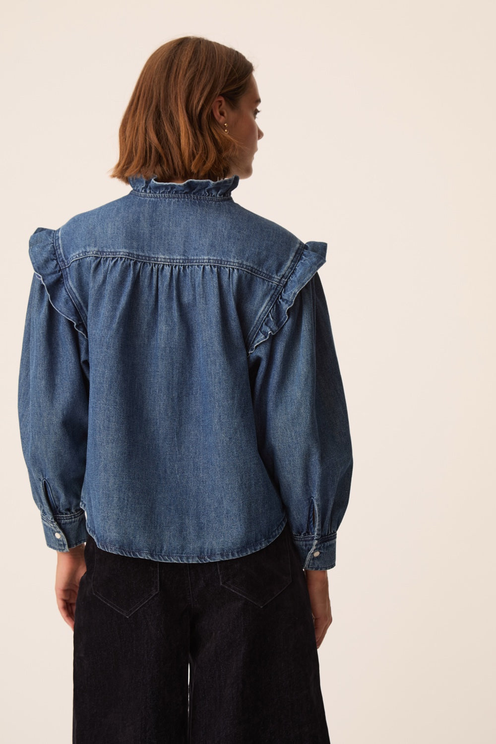 Chemise Lazou Middle Blue