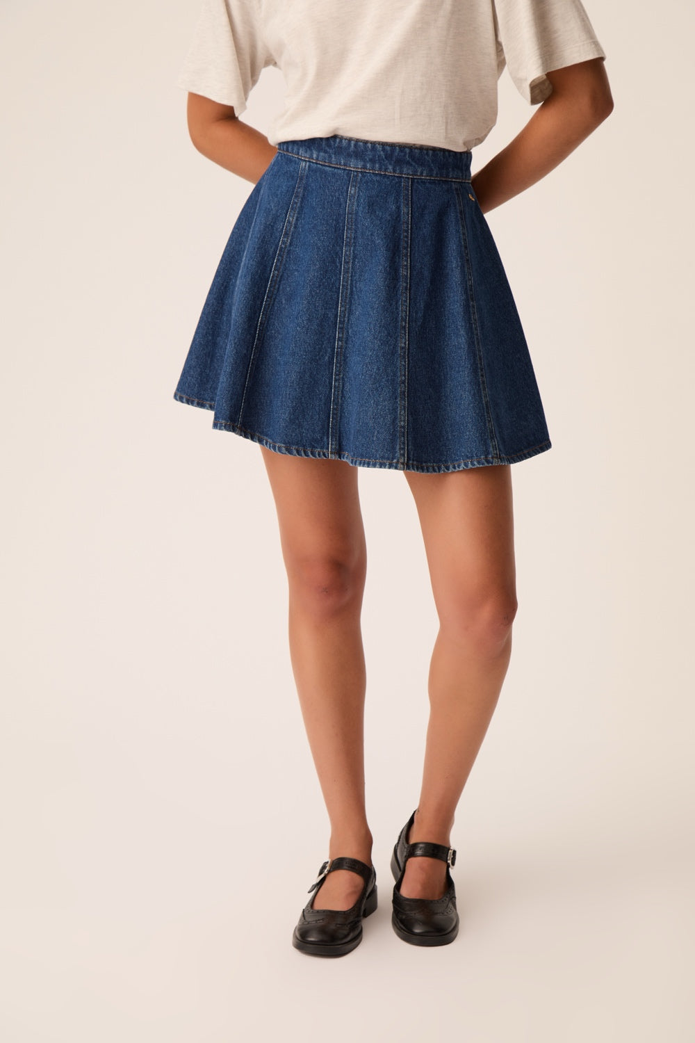 Jupe Lunise Dark Indigo