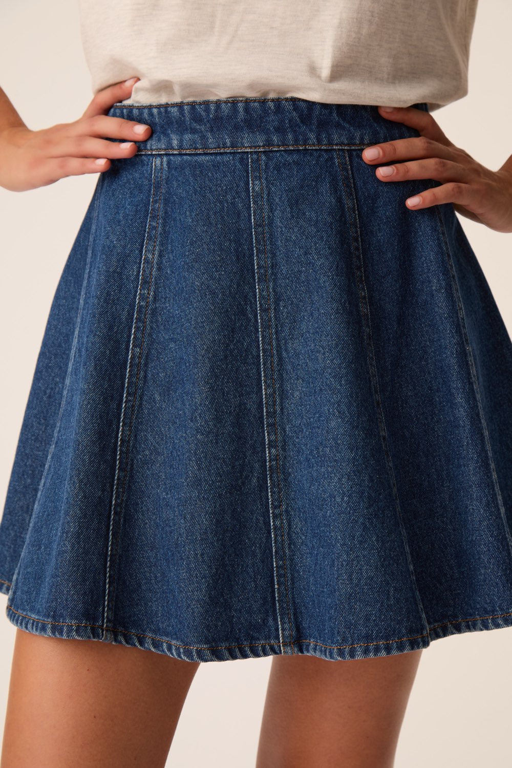 Jupe Lunise Dark Indigo