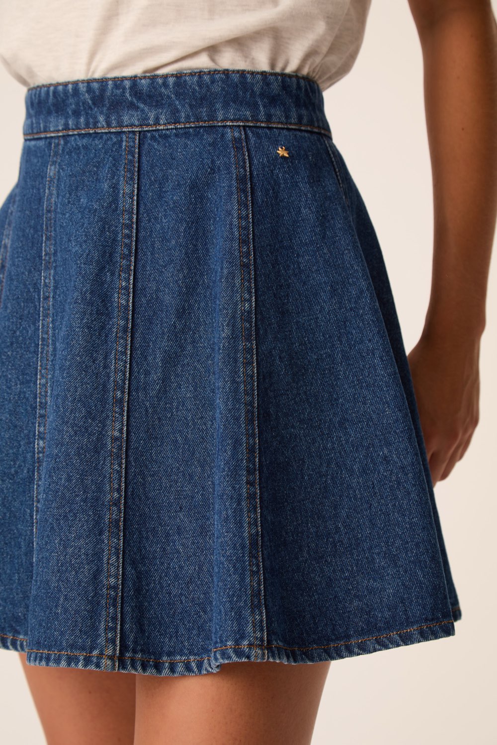 Jupe Lunise Dark Indigo