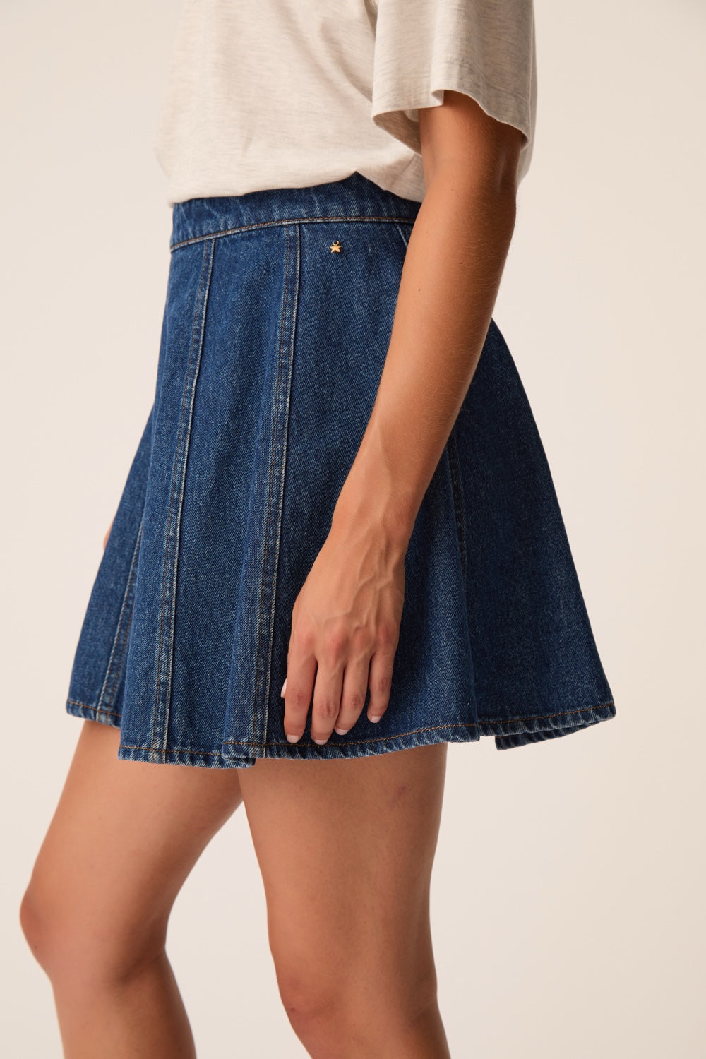 Jupe Lunise Dark Indigo