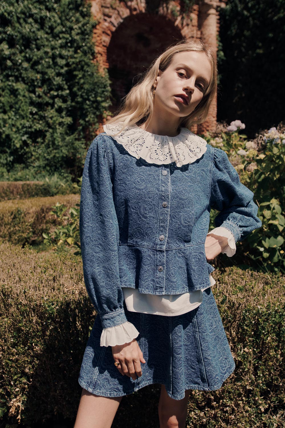 Blouse Lizia Middle Blue