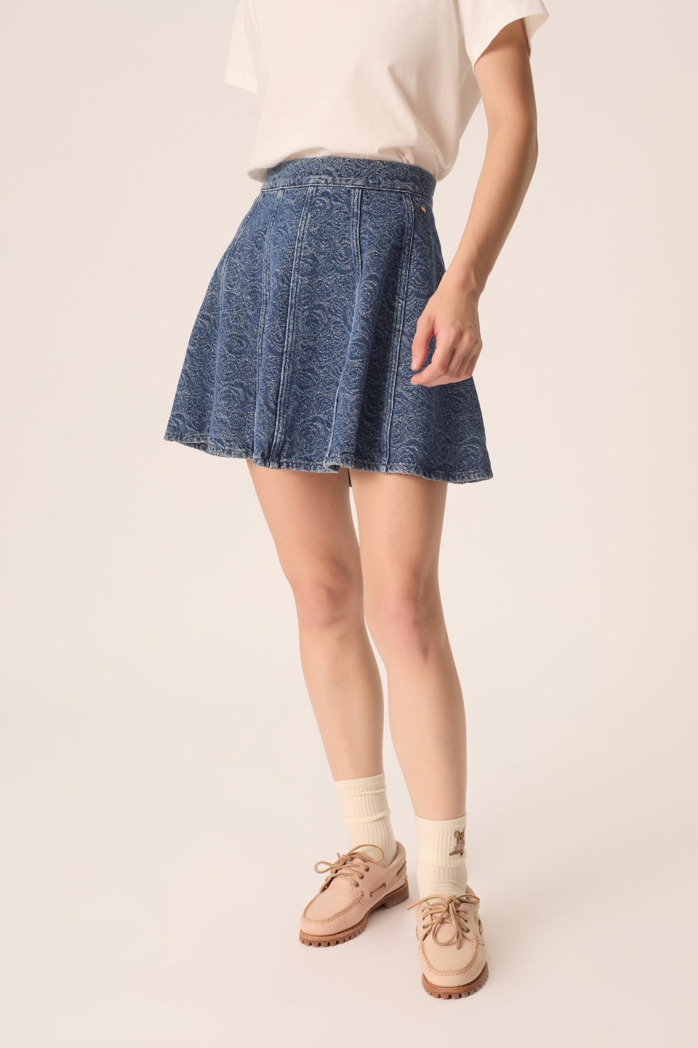 Jupe Lizandre Middle Blue
